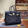Khoá Hermes birkin thép không gỉ (size 25 màu vàng)
